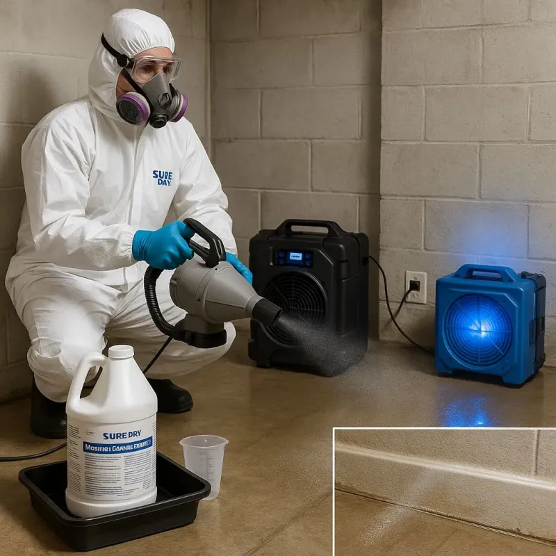 Sanitization and Odor Removal process in Franklin Park, IL